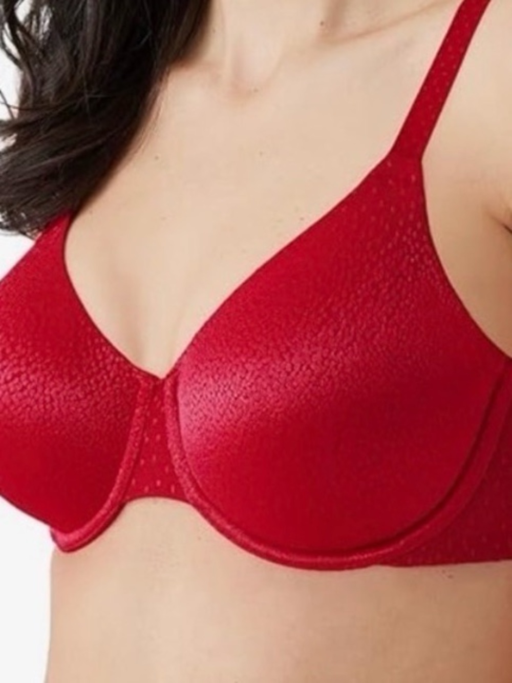 Wacoal 853303 Back Appeal Full Coverage T-Shirt Bra in Cherry Red Sz 40DD